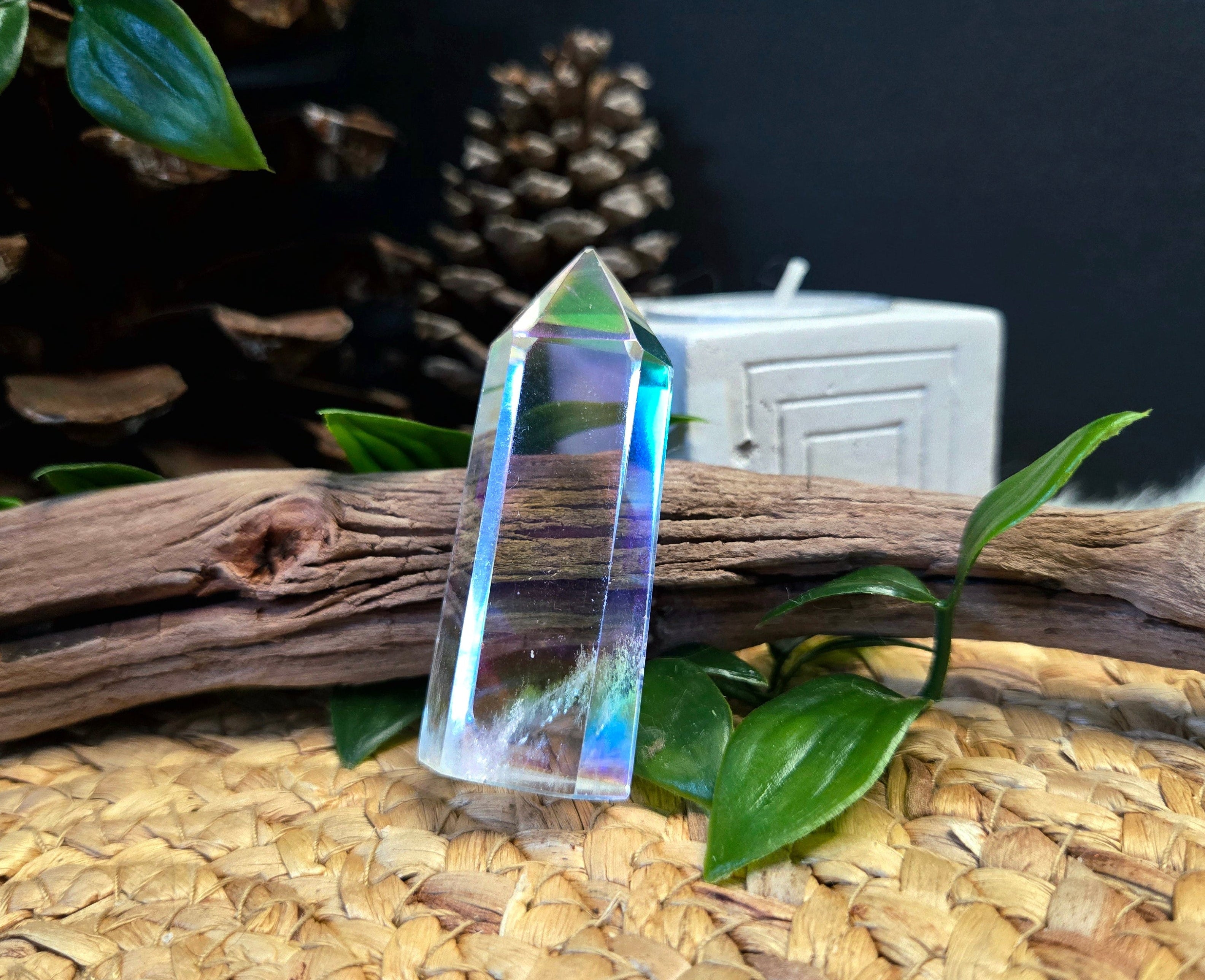 Angel Aura Quartz Tower 2.25"