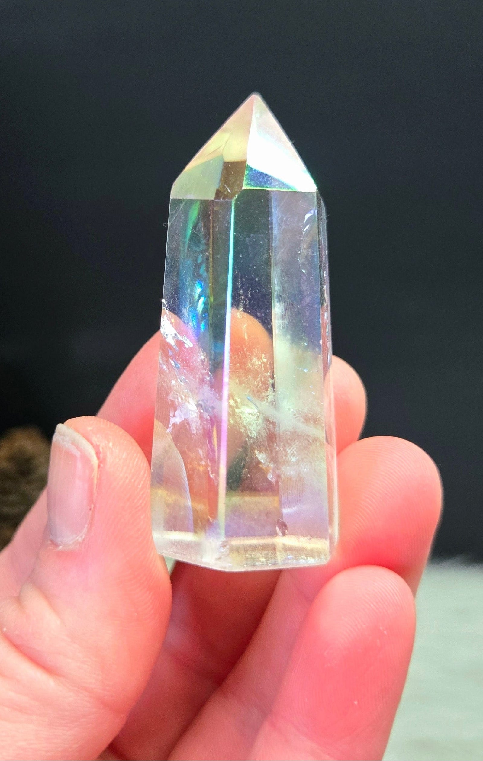 Angel Aura Quartz Tower 2.25"