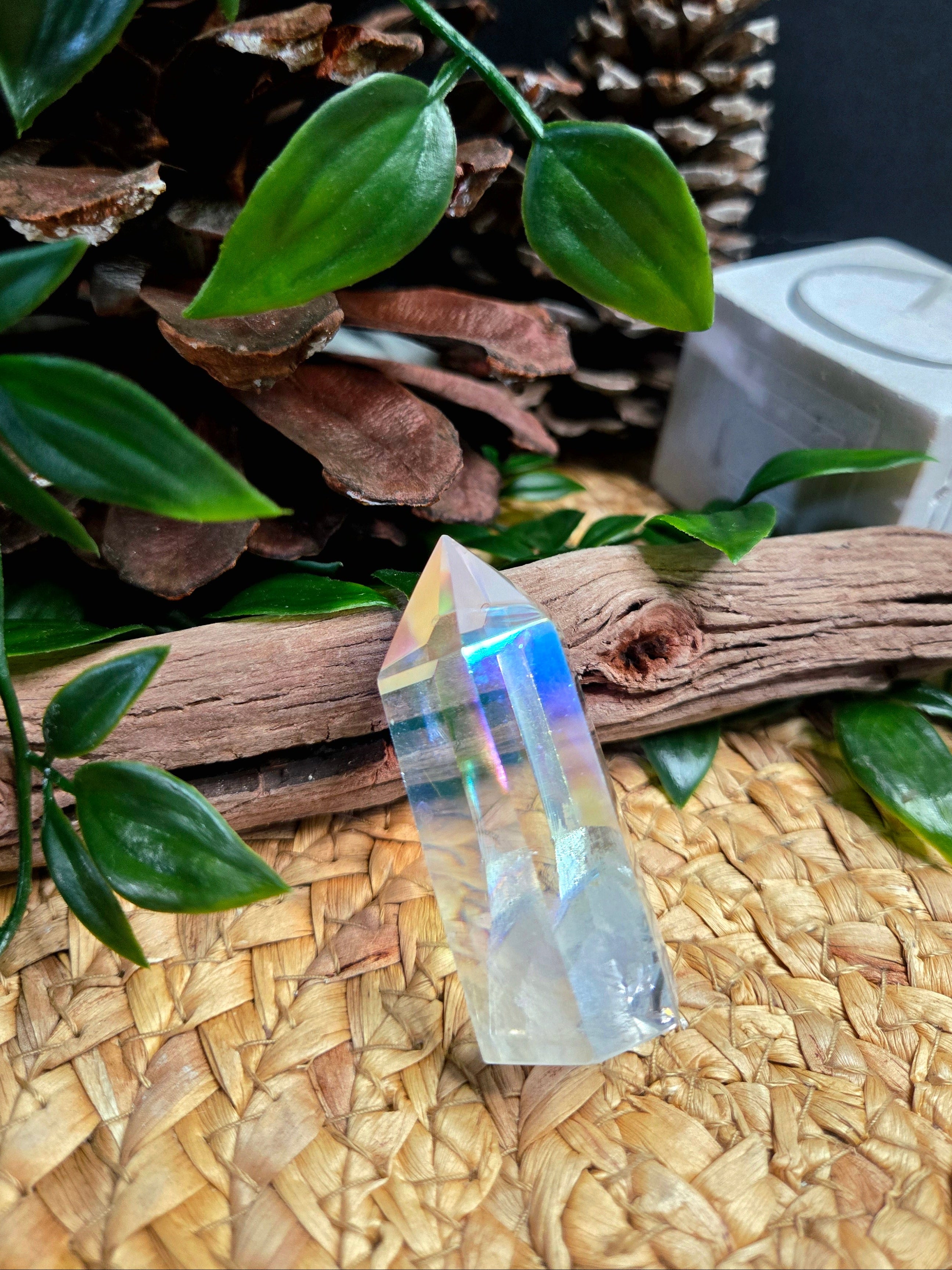 Angel Aura Quartz Tower 2.25"