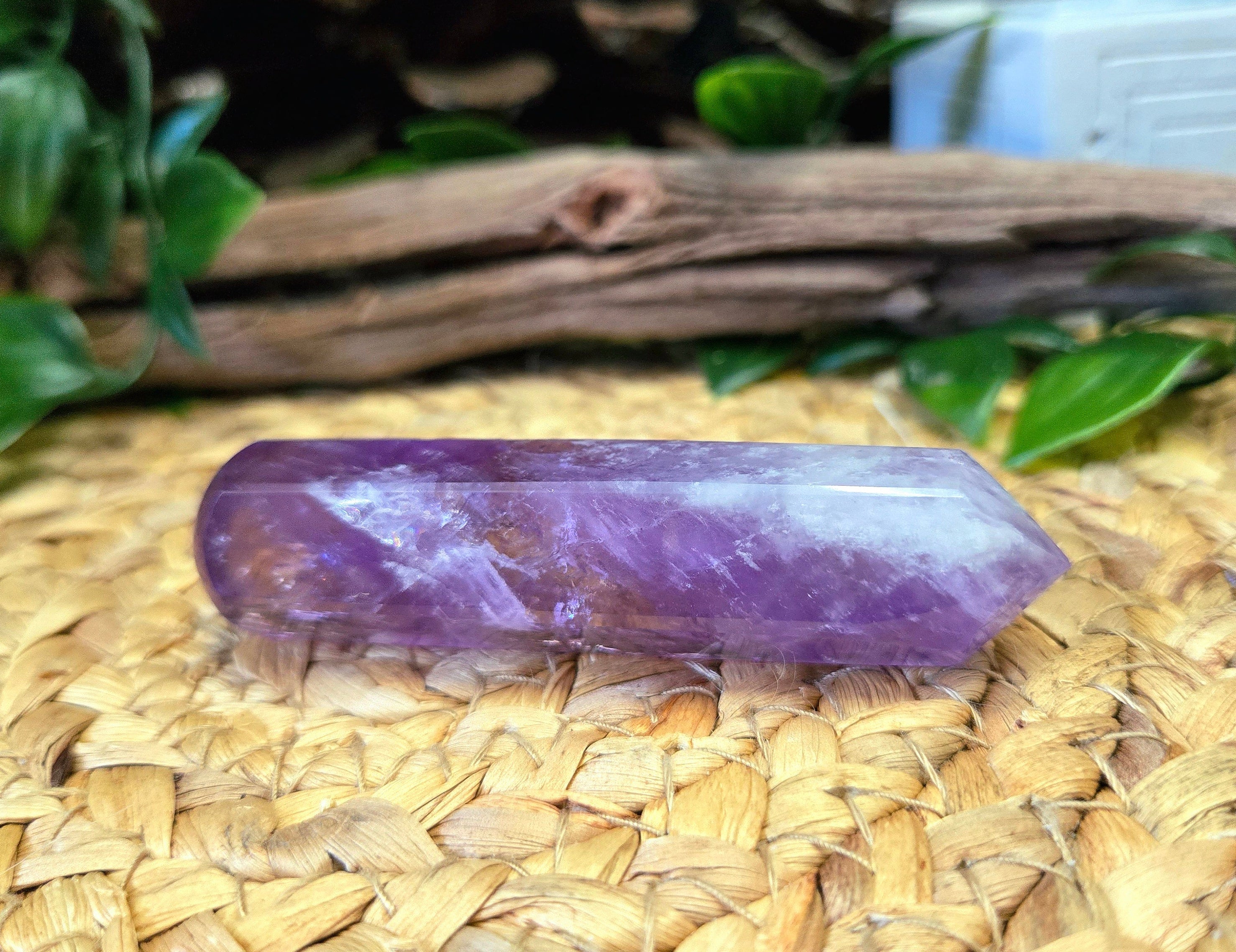 Amethyst Pointed Wand 2.75"