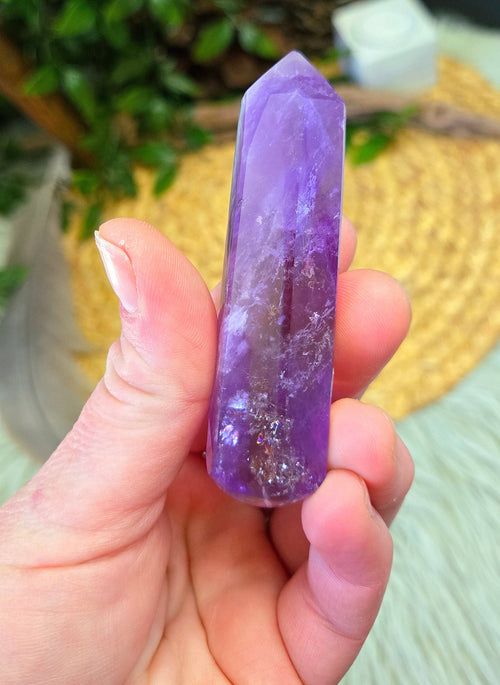 Amethyst Pointed Wand 2.75"