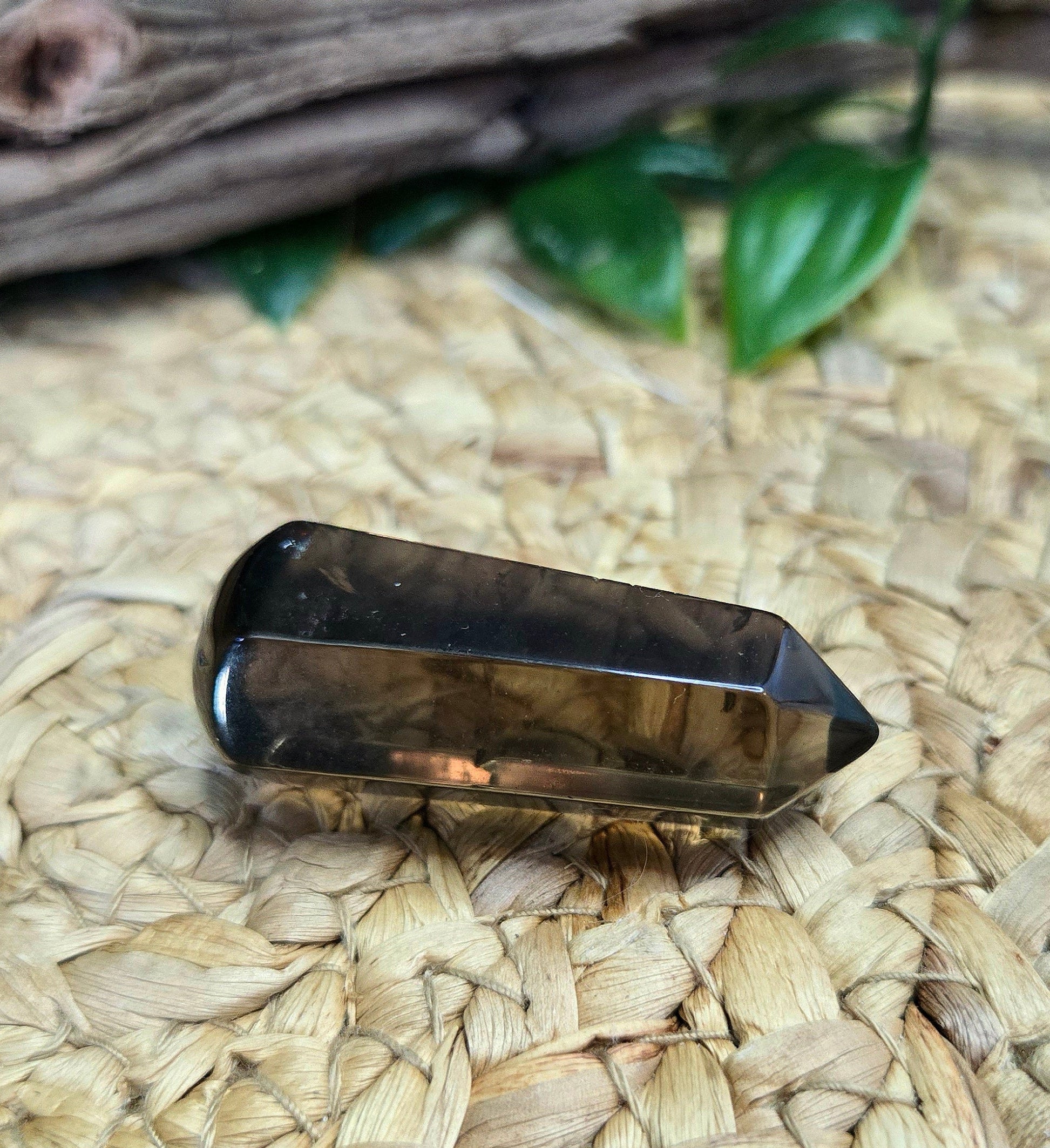 Smoky Quartz Rounded Point 1.5"