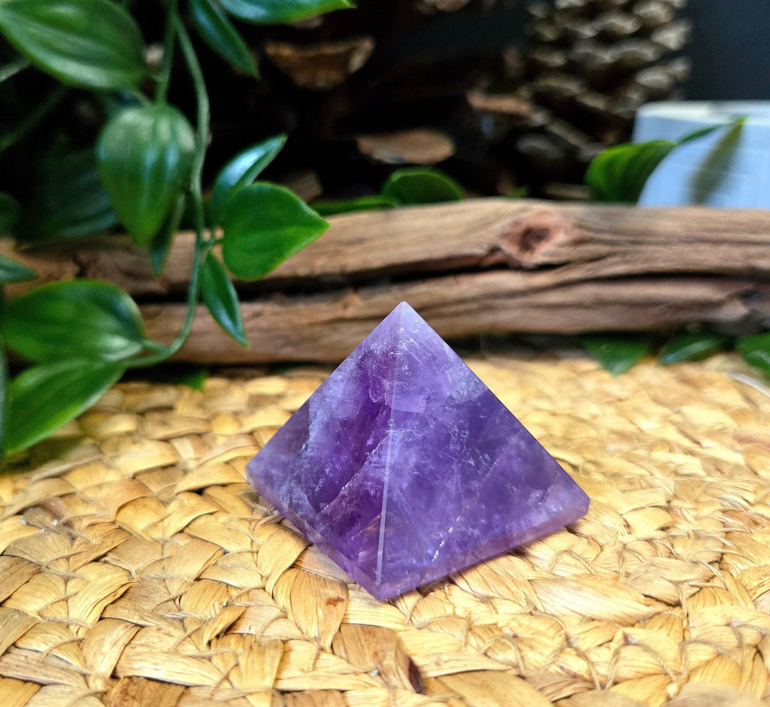 Amethyst Pyramid 1.25"