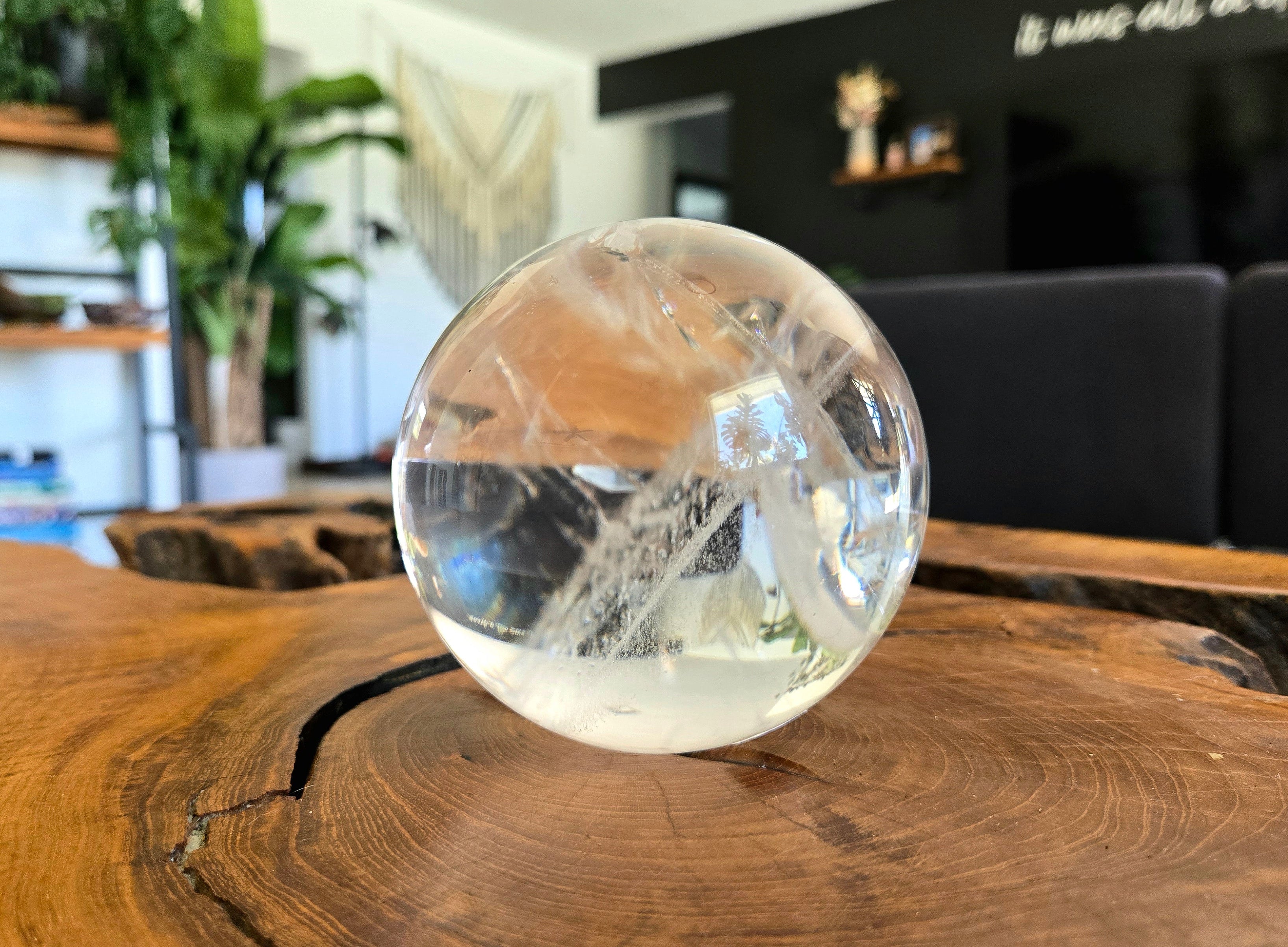 Quartz Crystal Sphere 11.25"