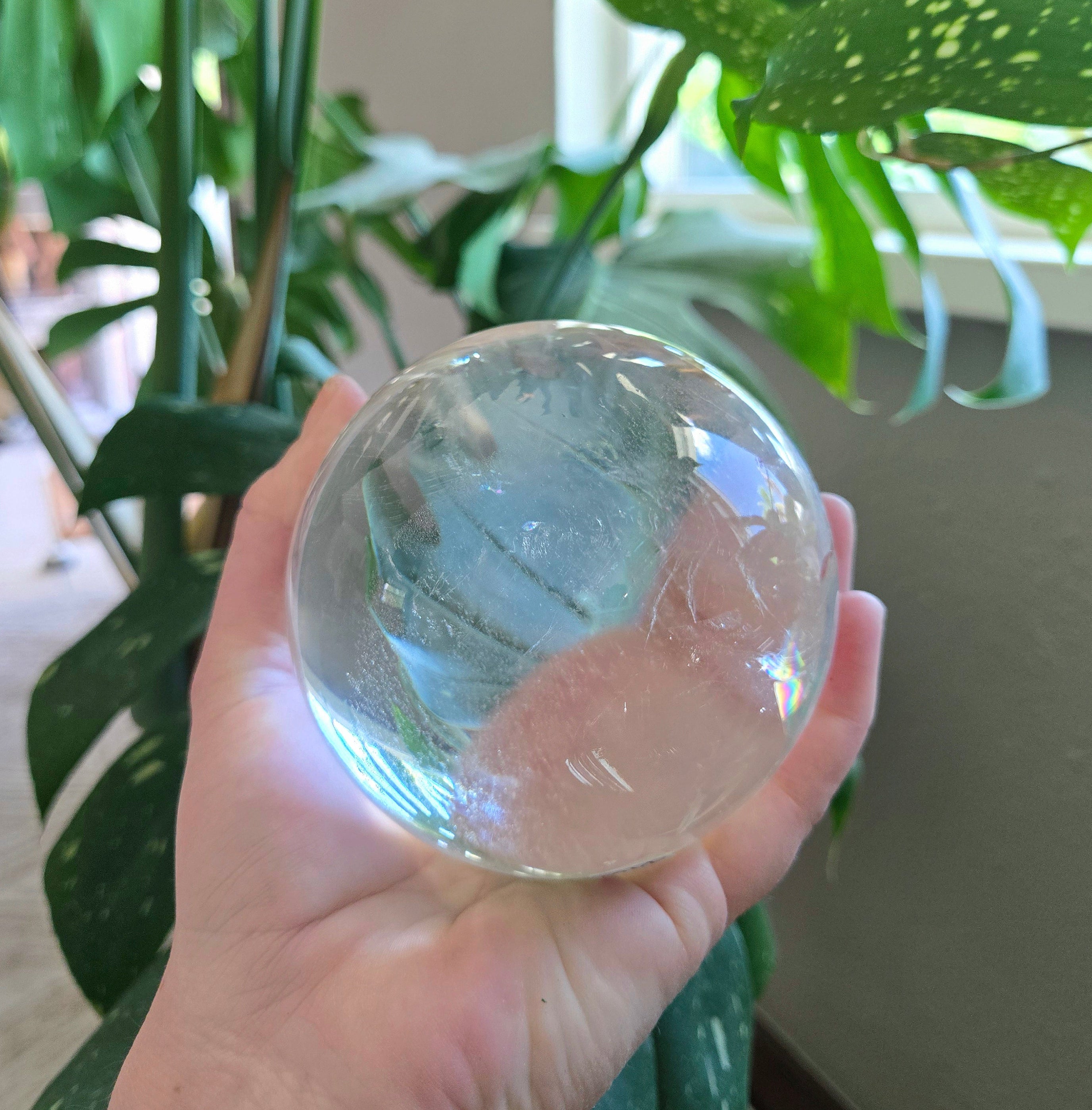 Quartz Crystal Sphere 11.25"