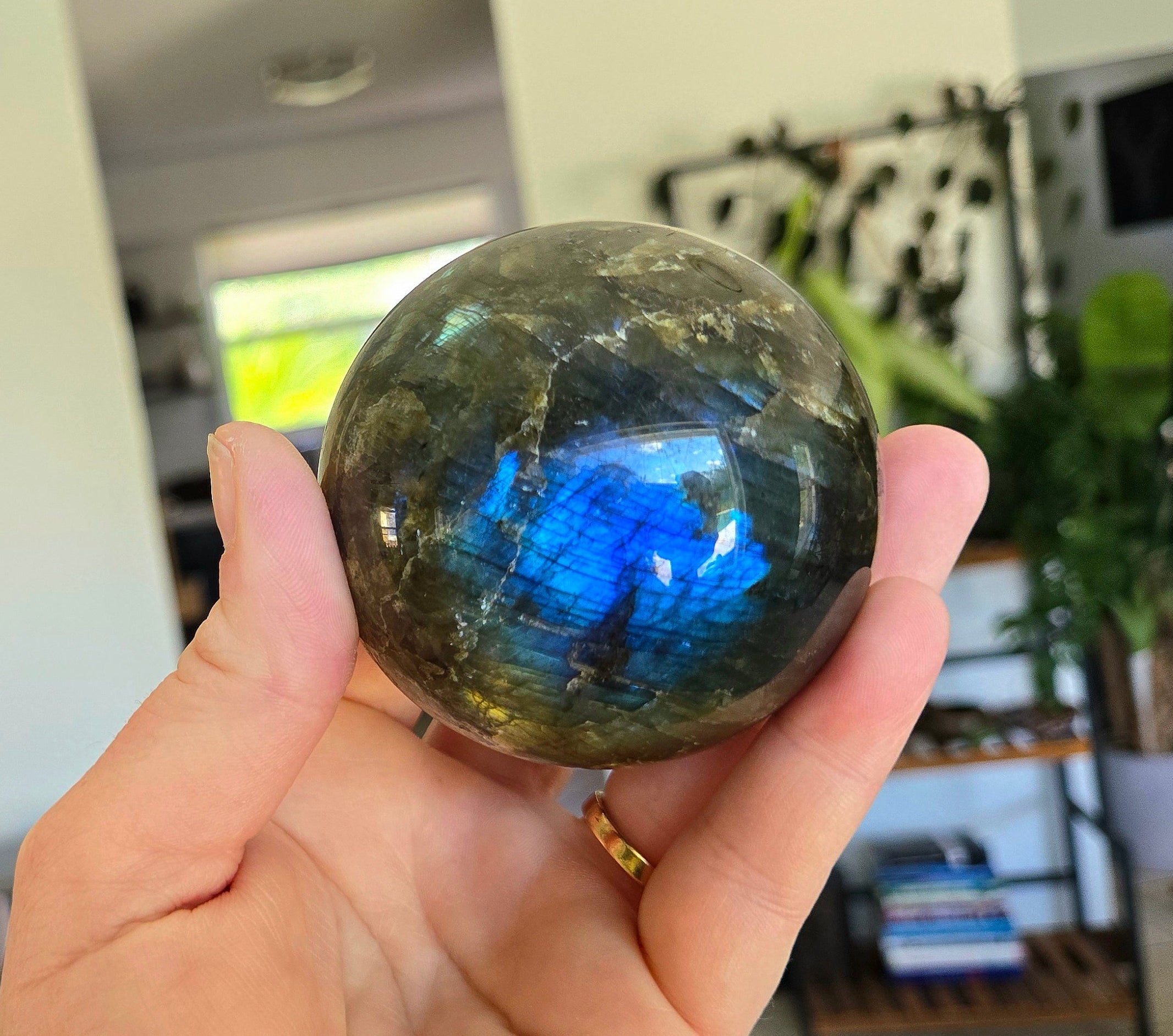 Labradorite Sphere 8"