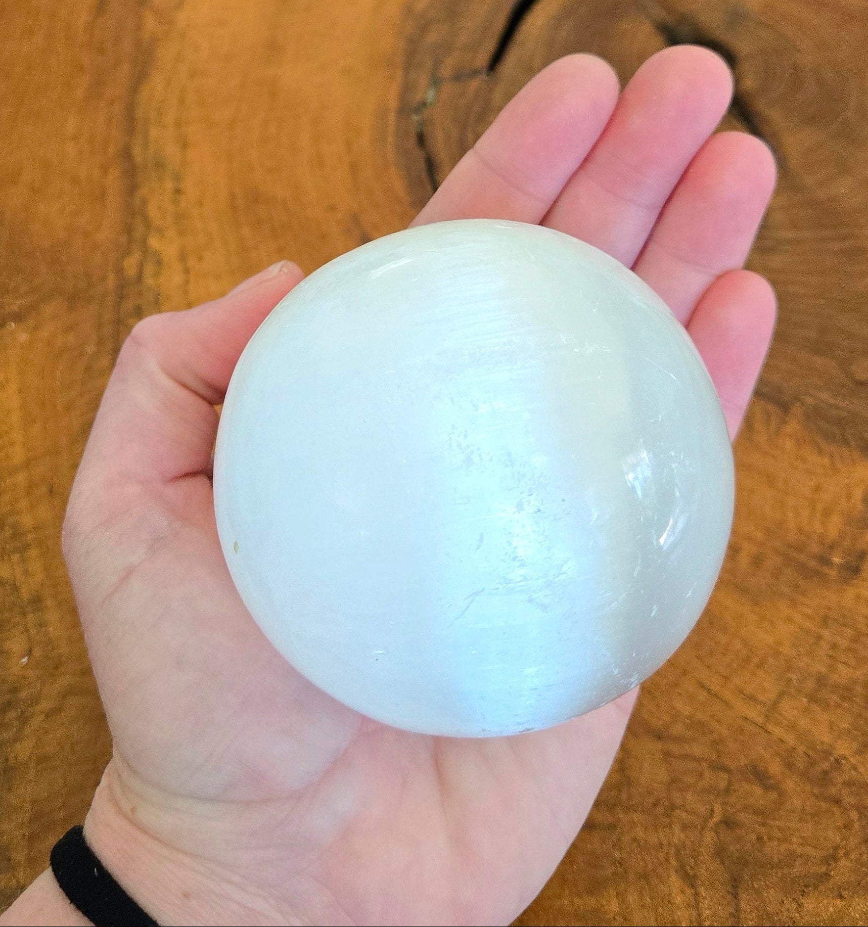 Selenite Crystal Sphere 9.25"