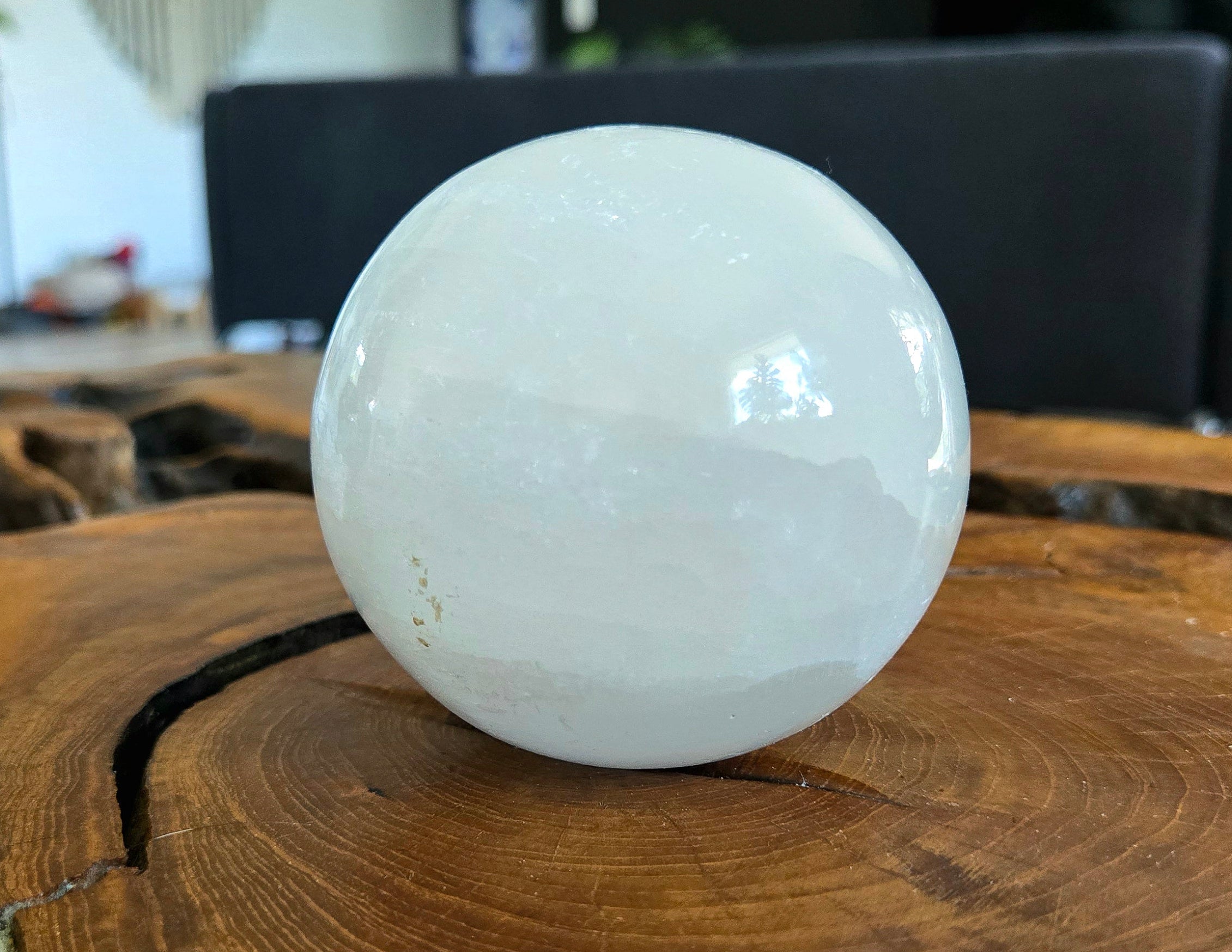 Selenite Crystal Sphere 9.25"