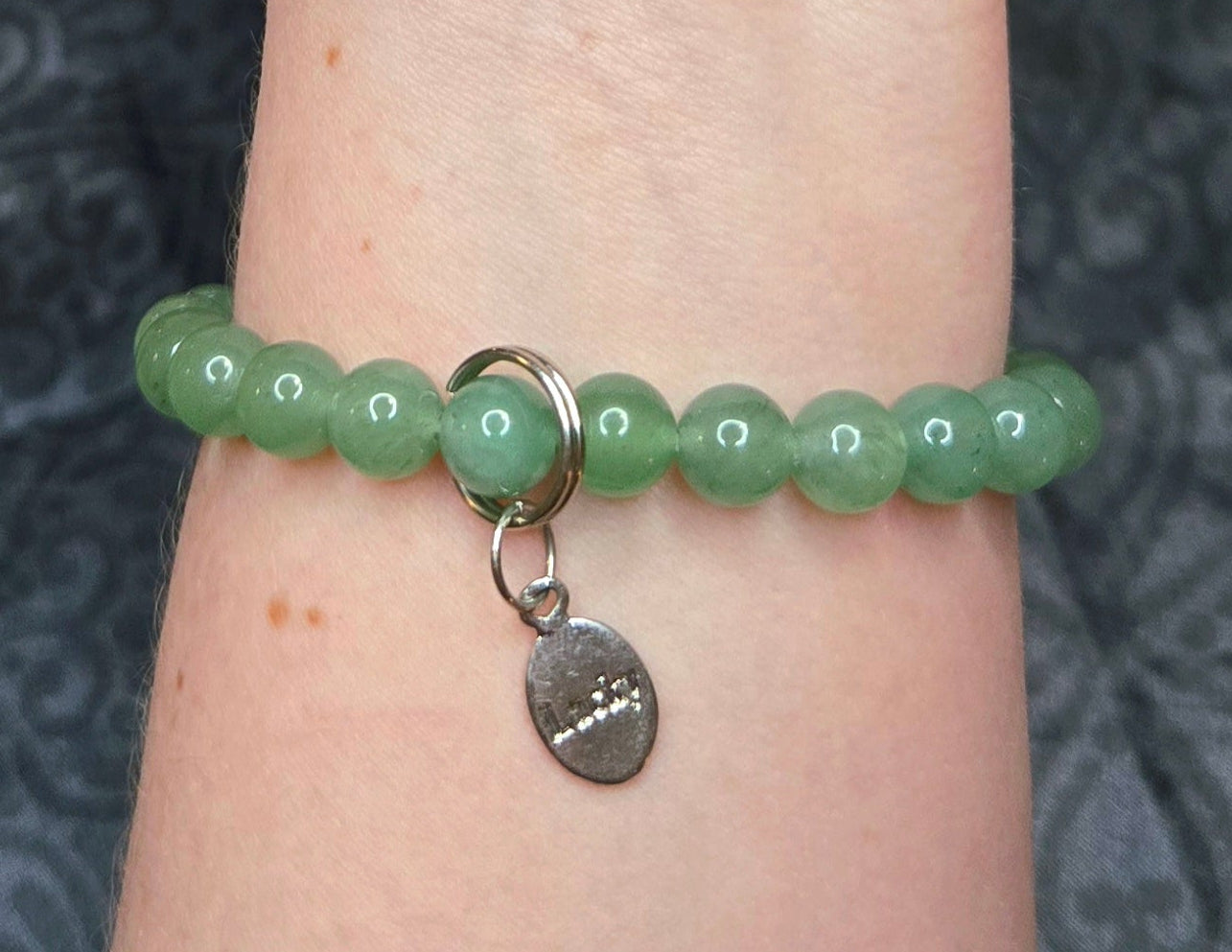 Green Agate Lucky Charm Bracelet