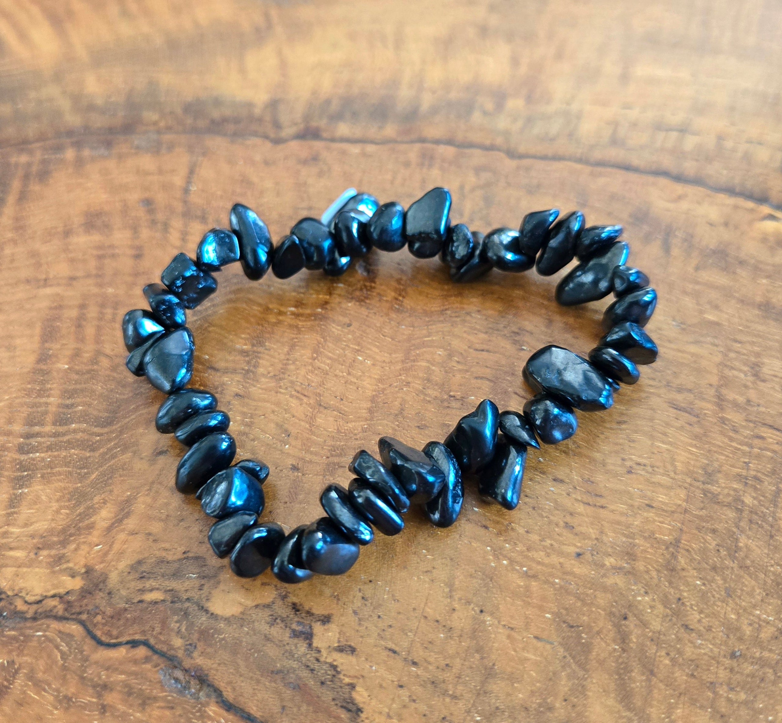 Shungite Bracelet Rough Cut