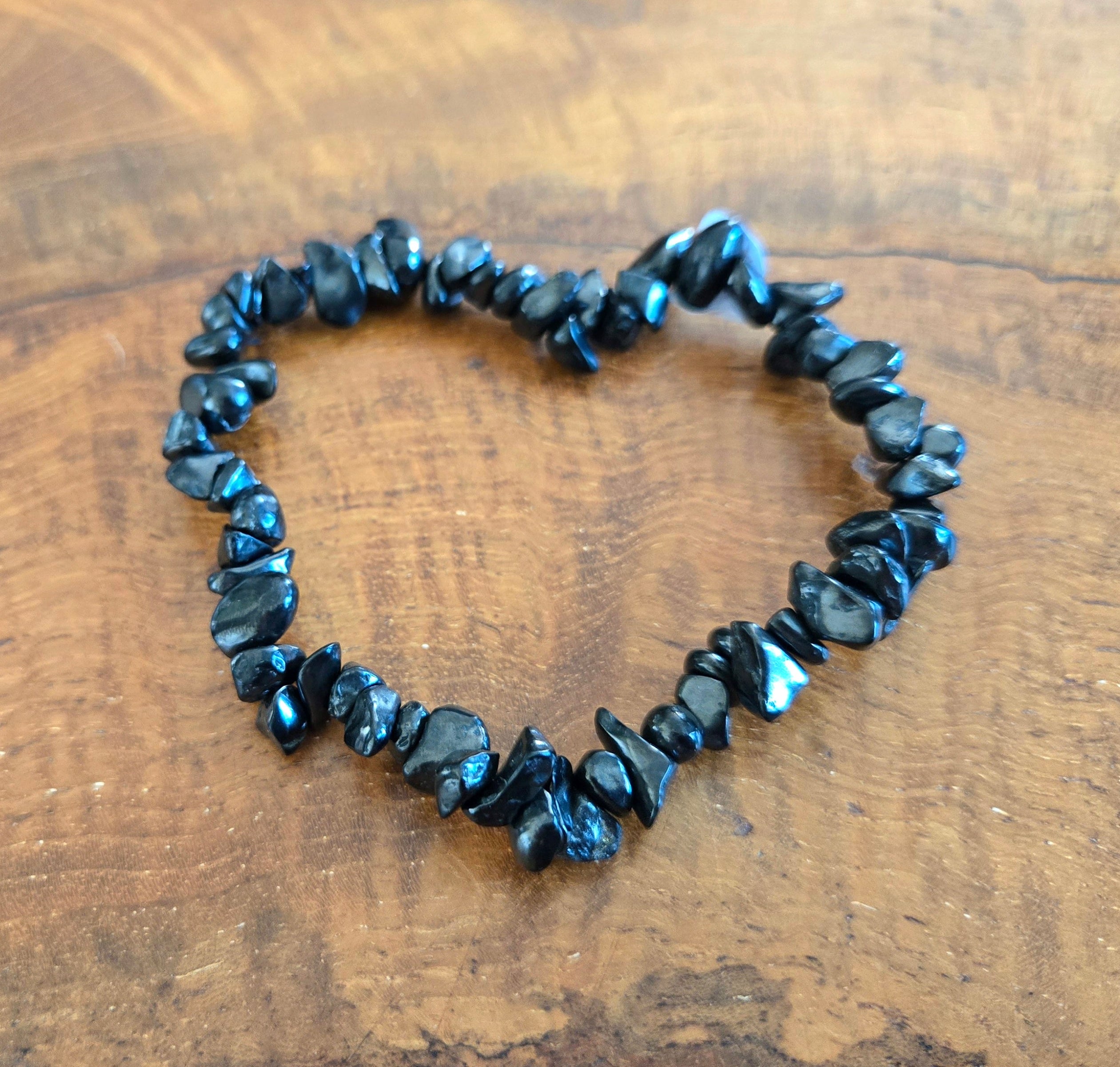 Shungite Bracelet Rough Cut