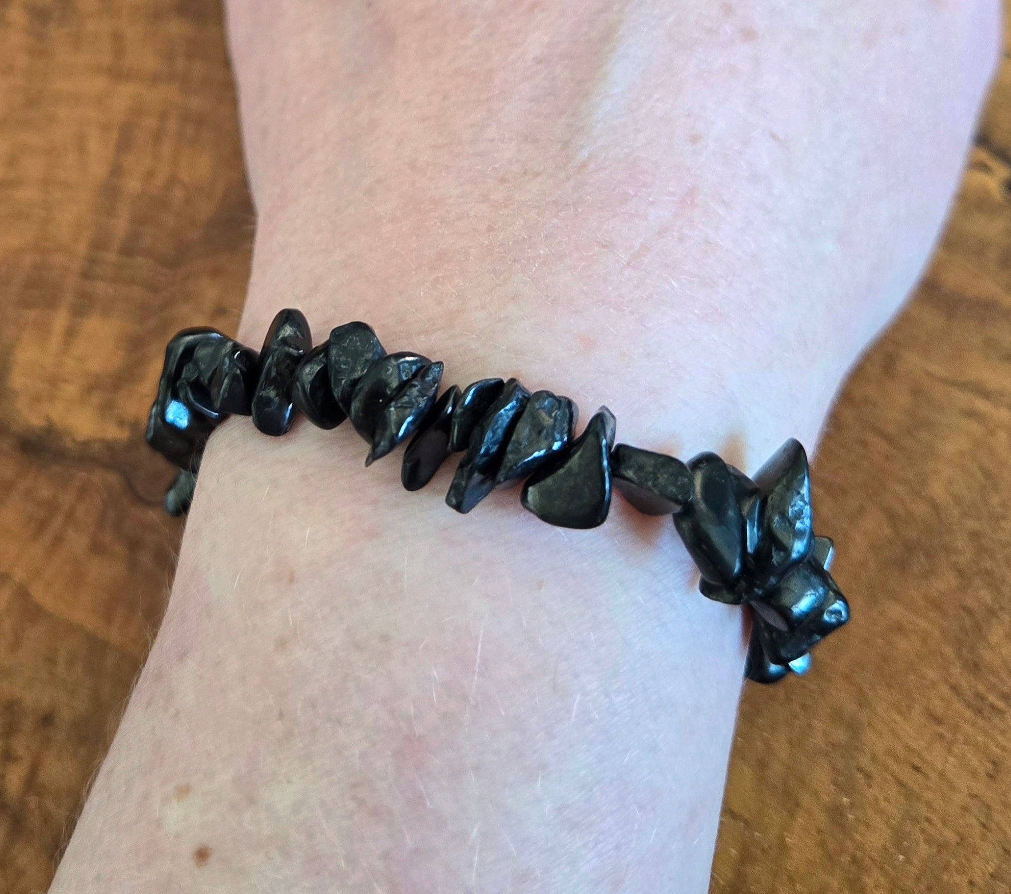 Shungite Bracelet Rough Cut