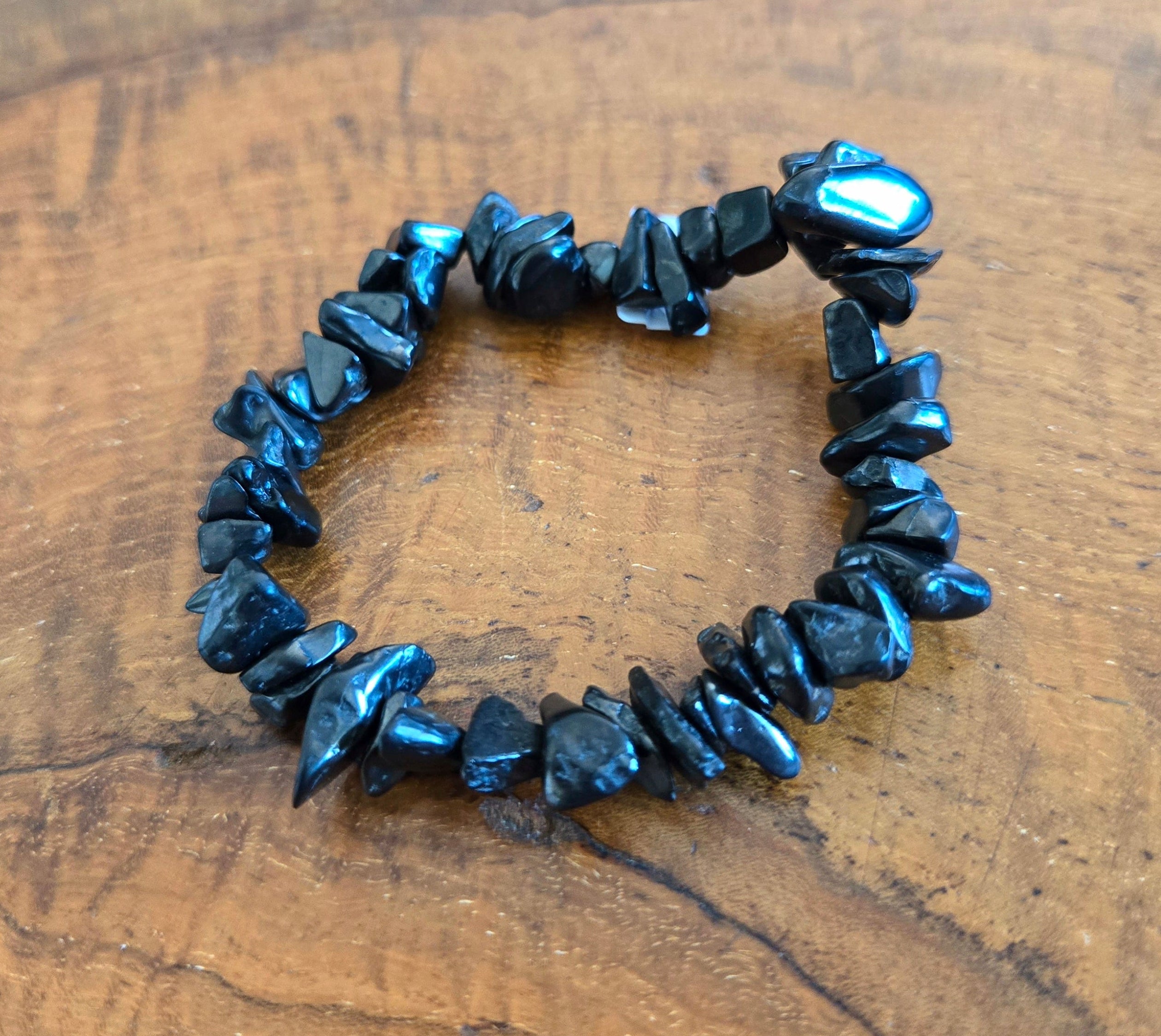 Shungite Bracelet Rough Cut