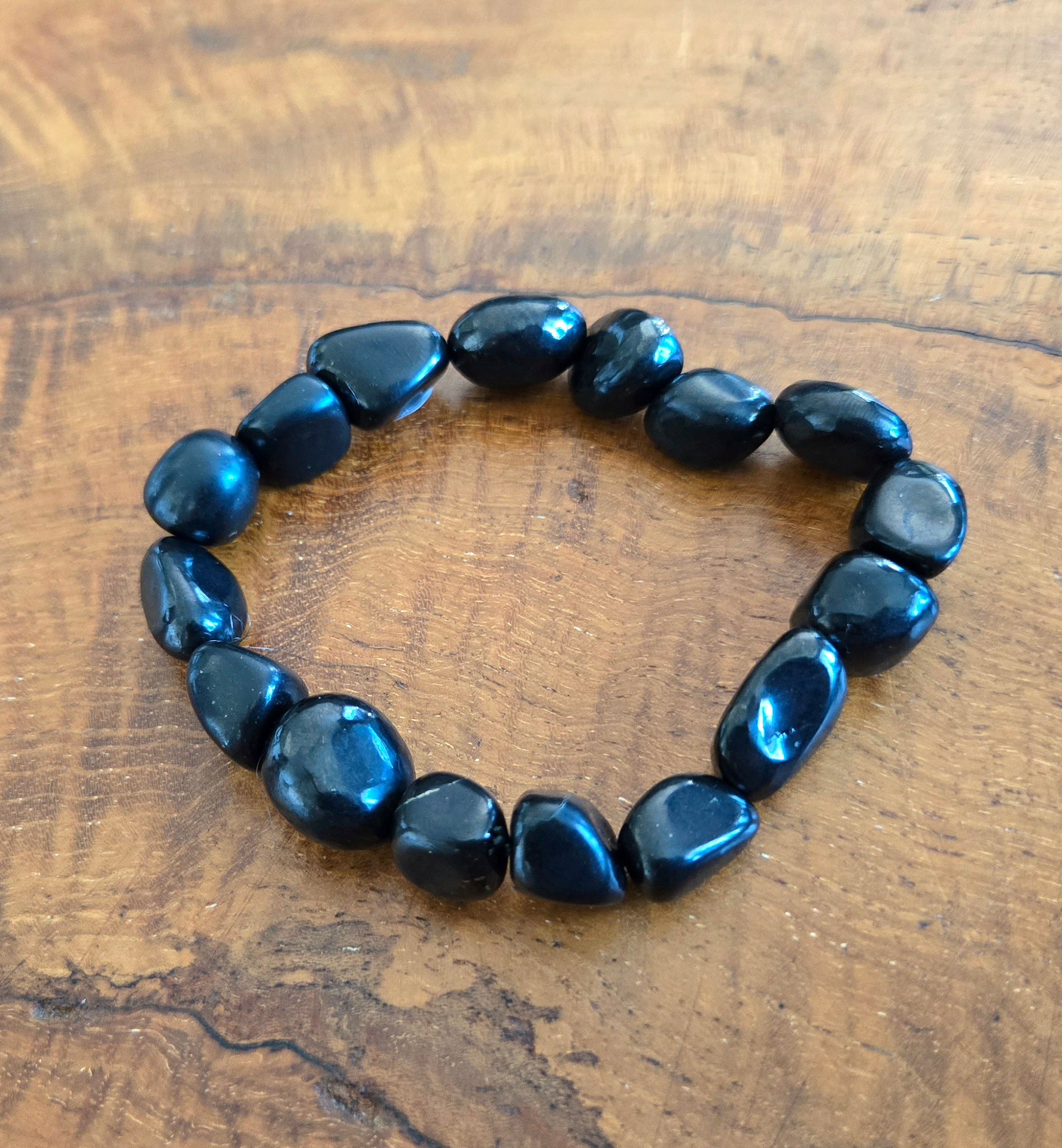 Shungite Bracelet Large Beads