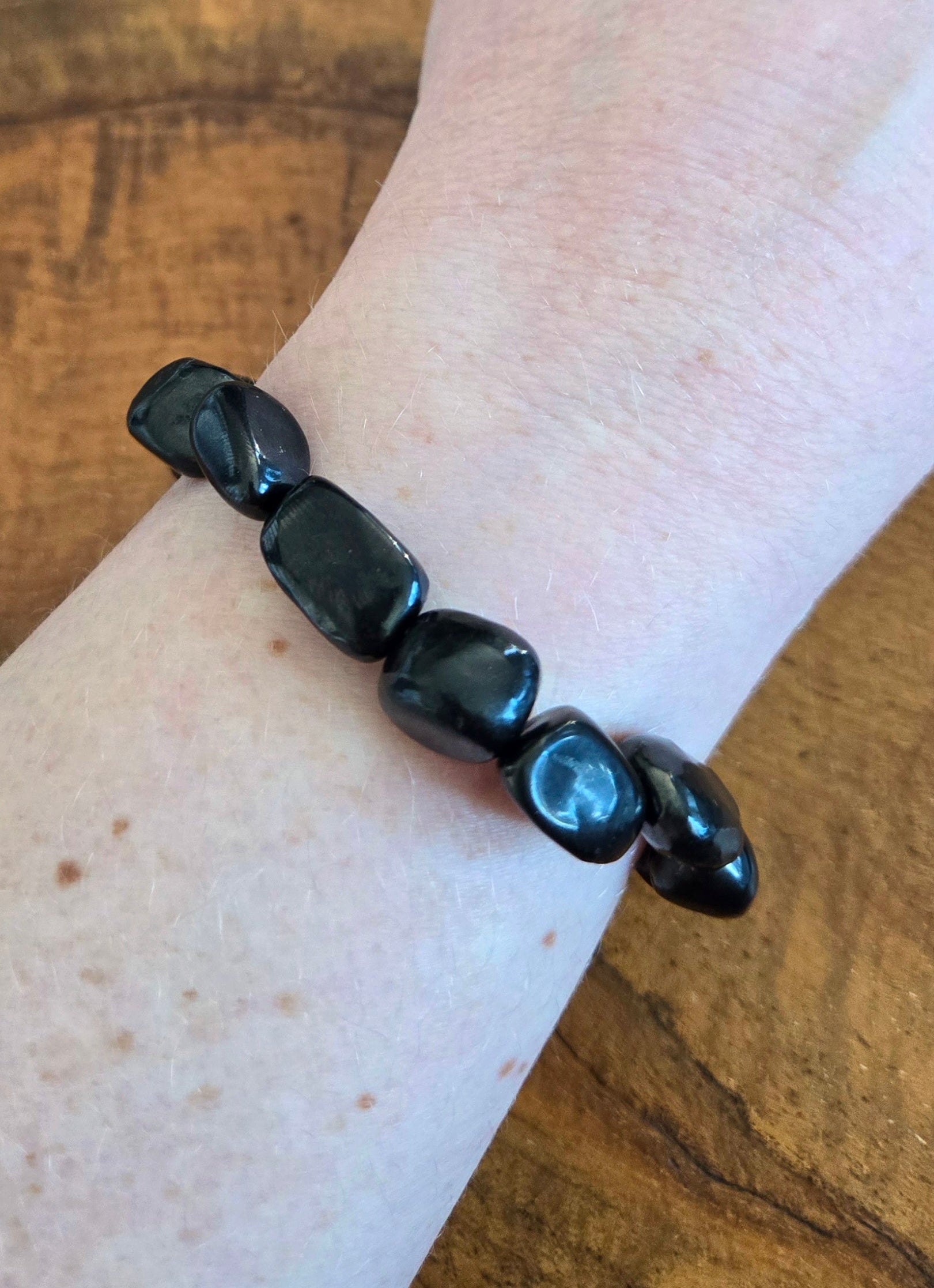 Shungite Bracelet Large Beads