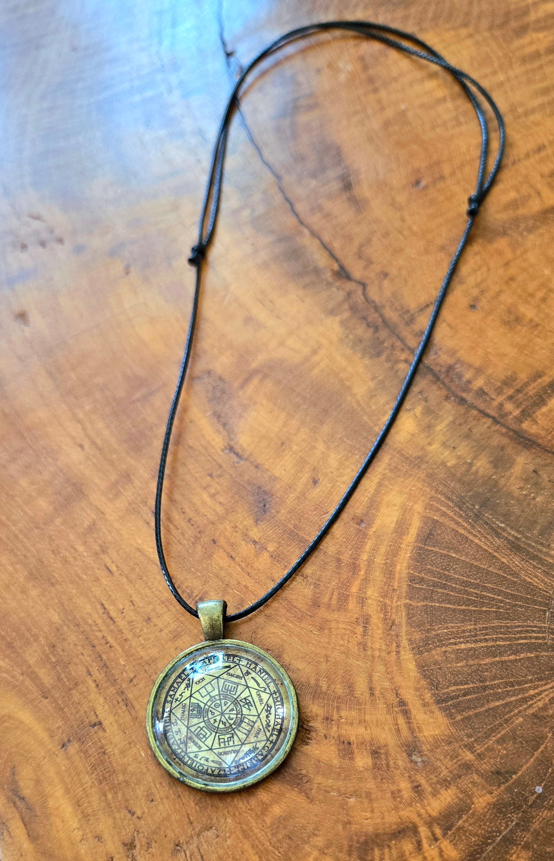 Seal Of The 7 Archangels Necklace Adjustable Cord