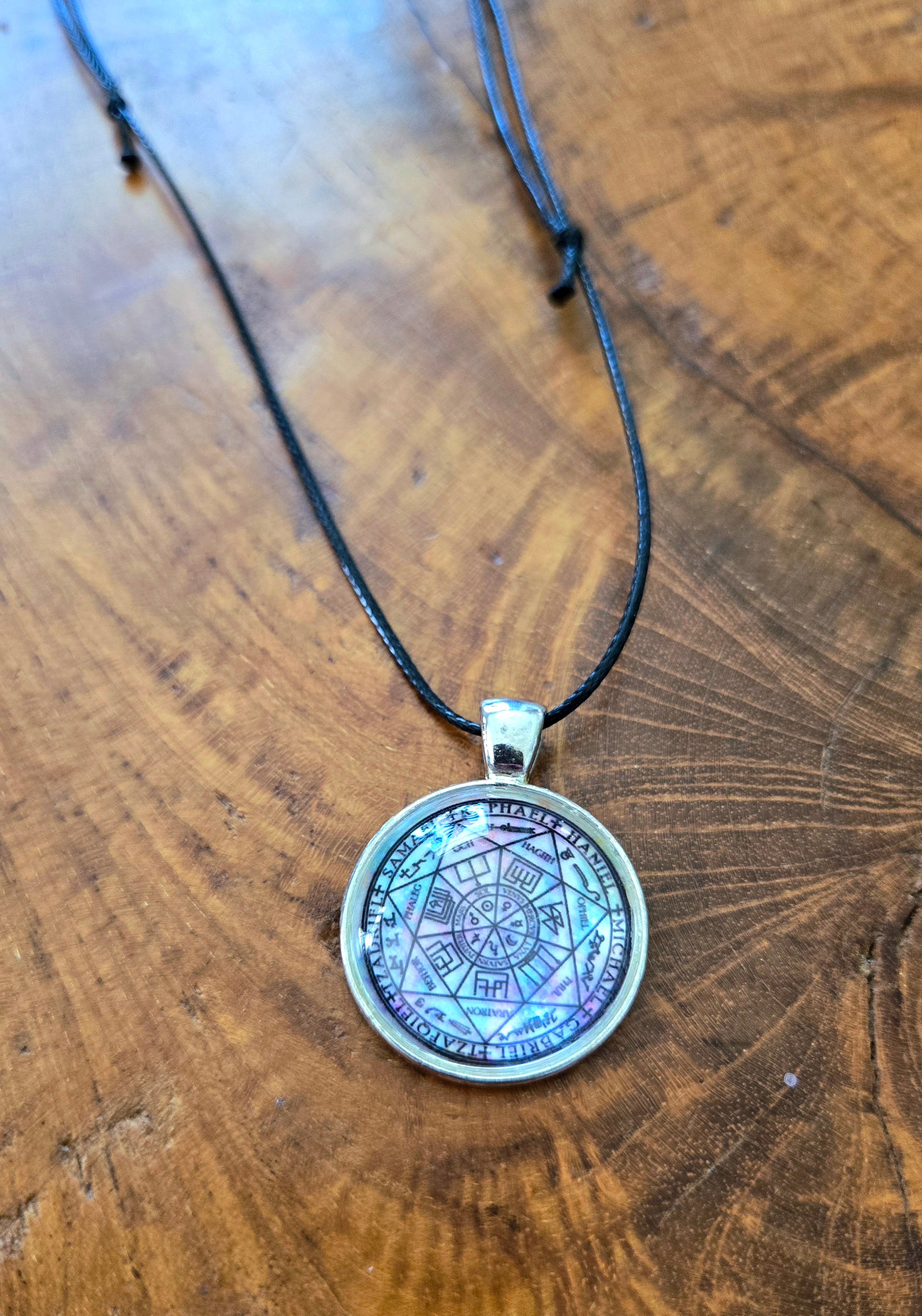 Seal Of The 7 Archangels Necklace Adjustable Cord