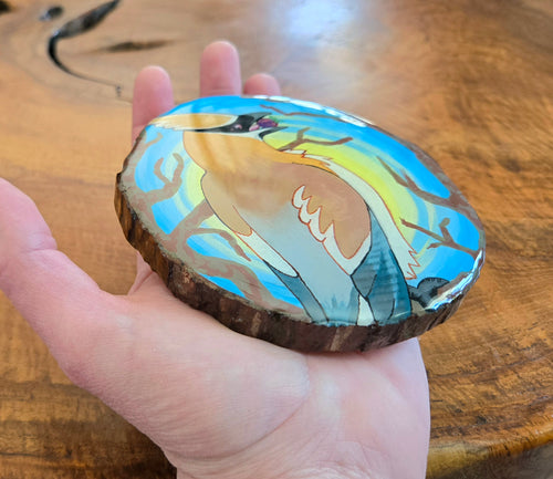 "Sweet Moments" Resin Coated Painting On Wood