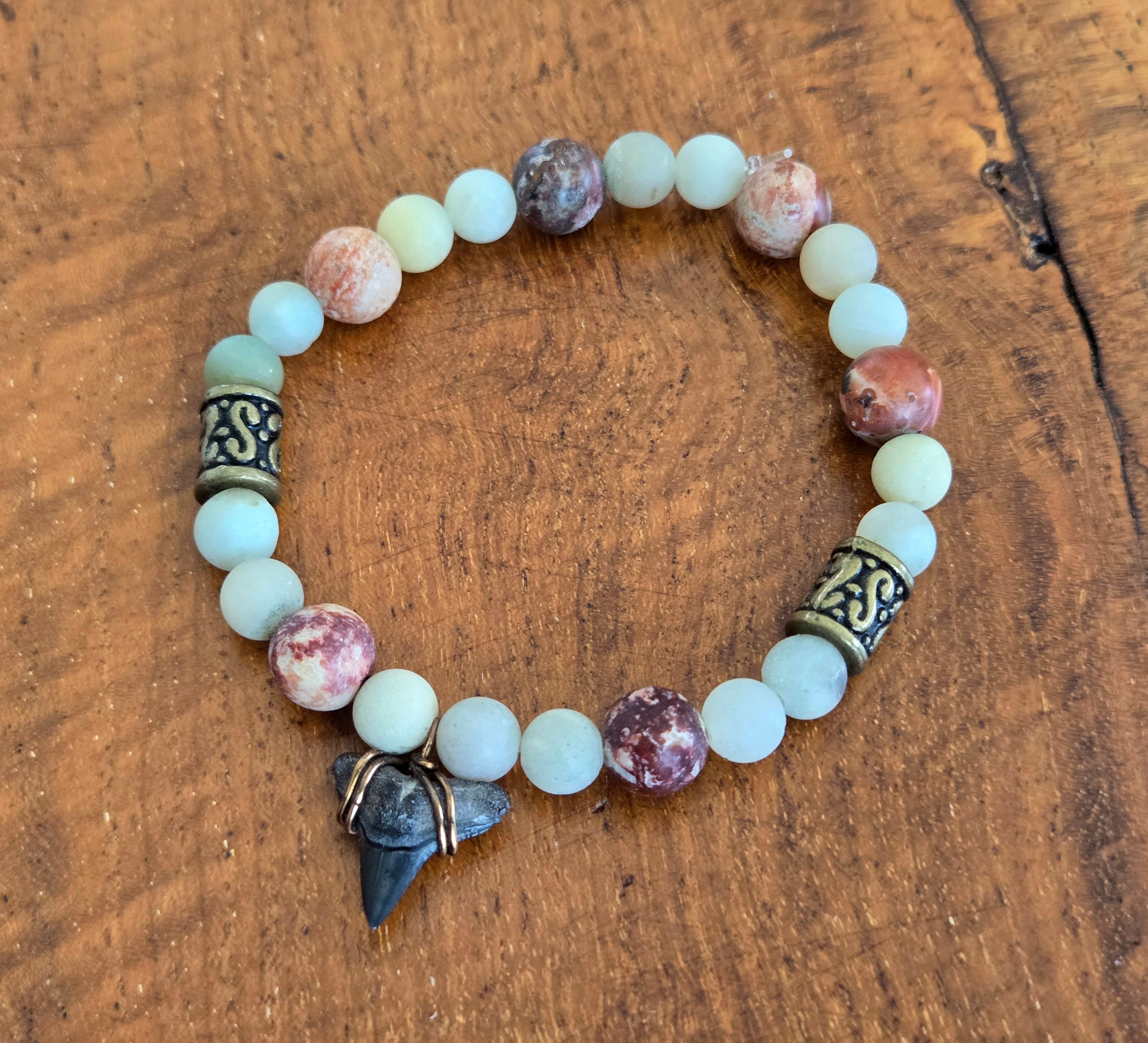 Fossil Shark Tooth Bracelet