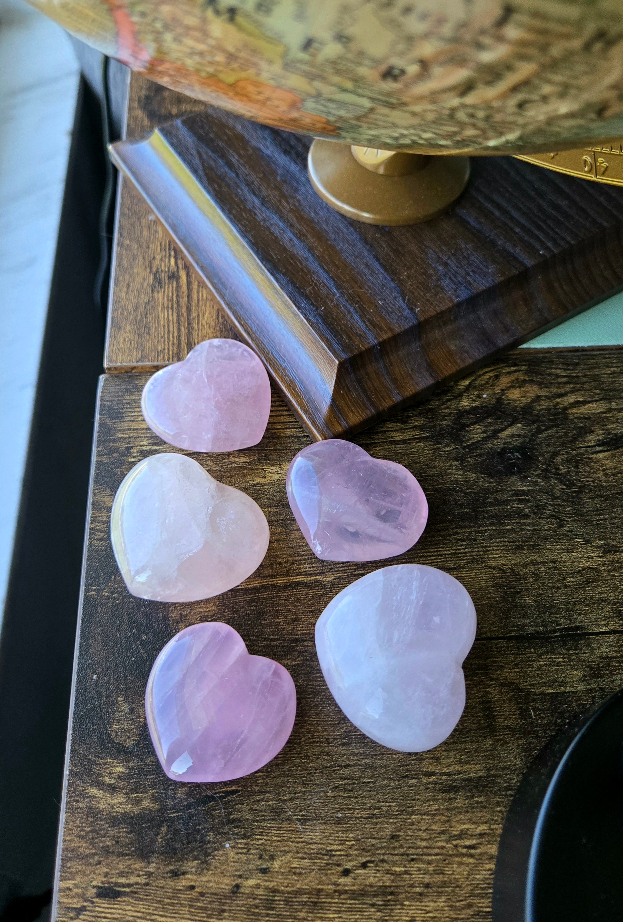Rose Quartz Heart 1.5"