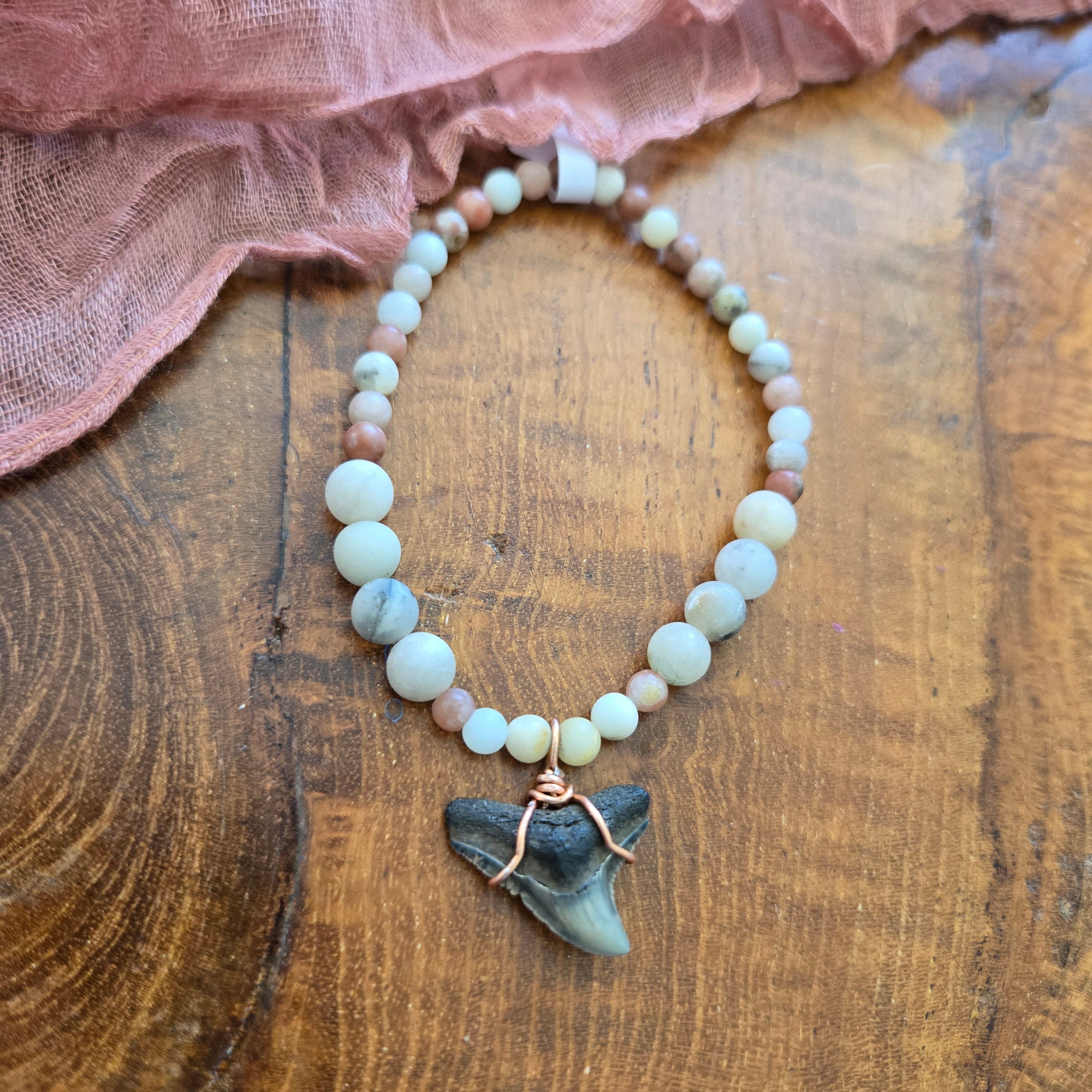 Dusky Shark Tooth Fossil Bracelet