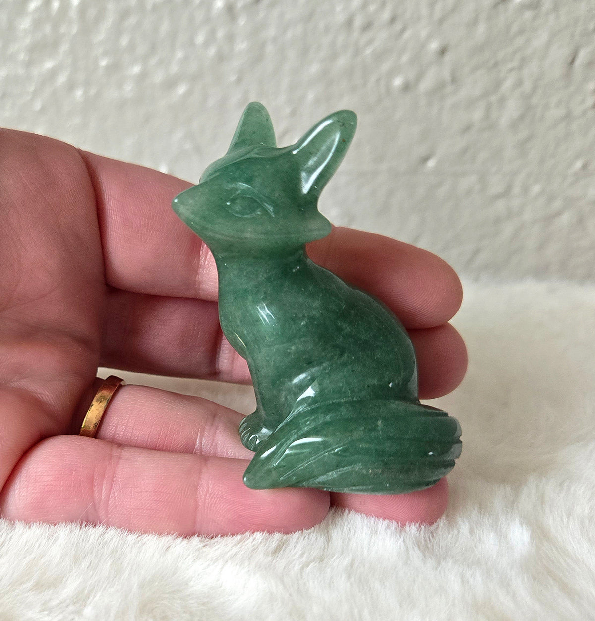 Fox 2” Crystal Carvings