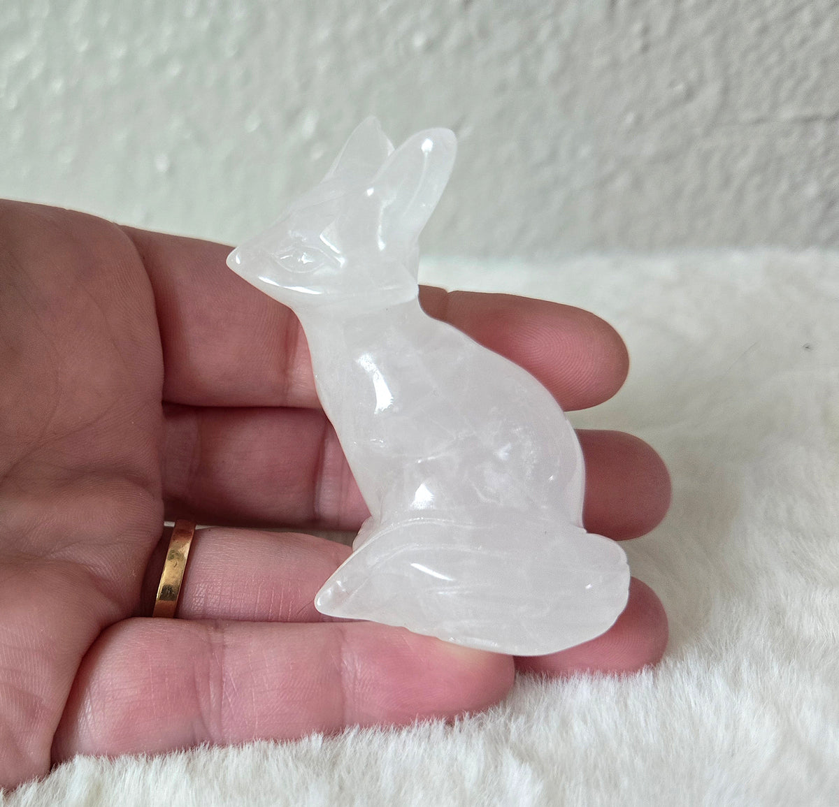 Fox 2” Crystal Carvings