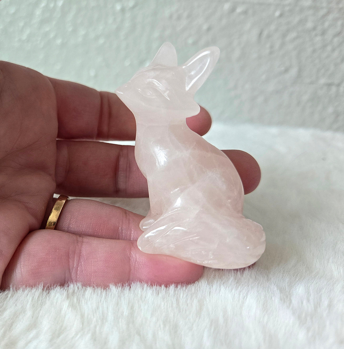 Fox 2” Crystal Carvings