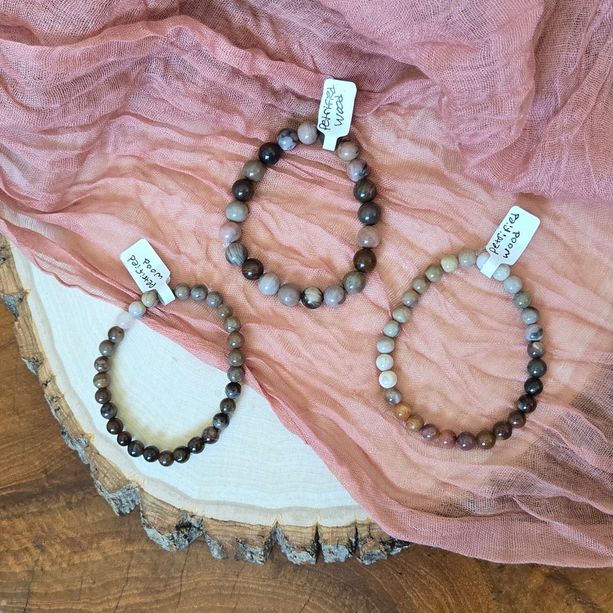 Petrified Wood Bracelet