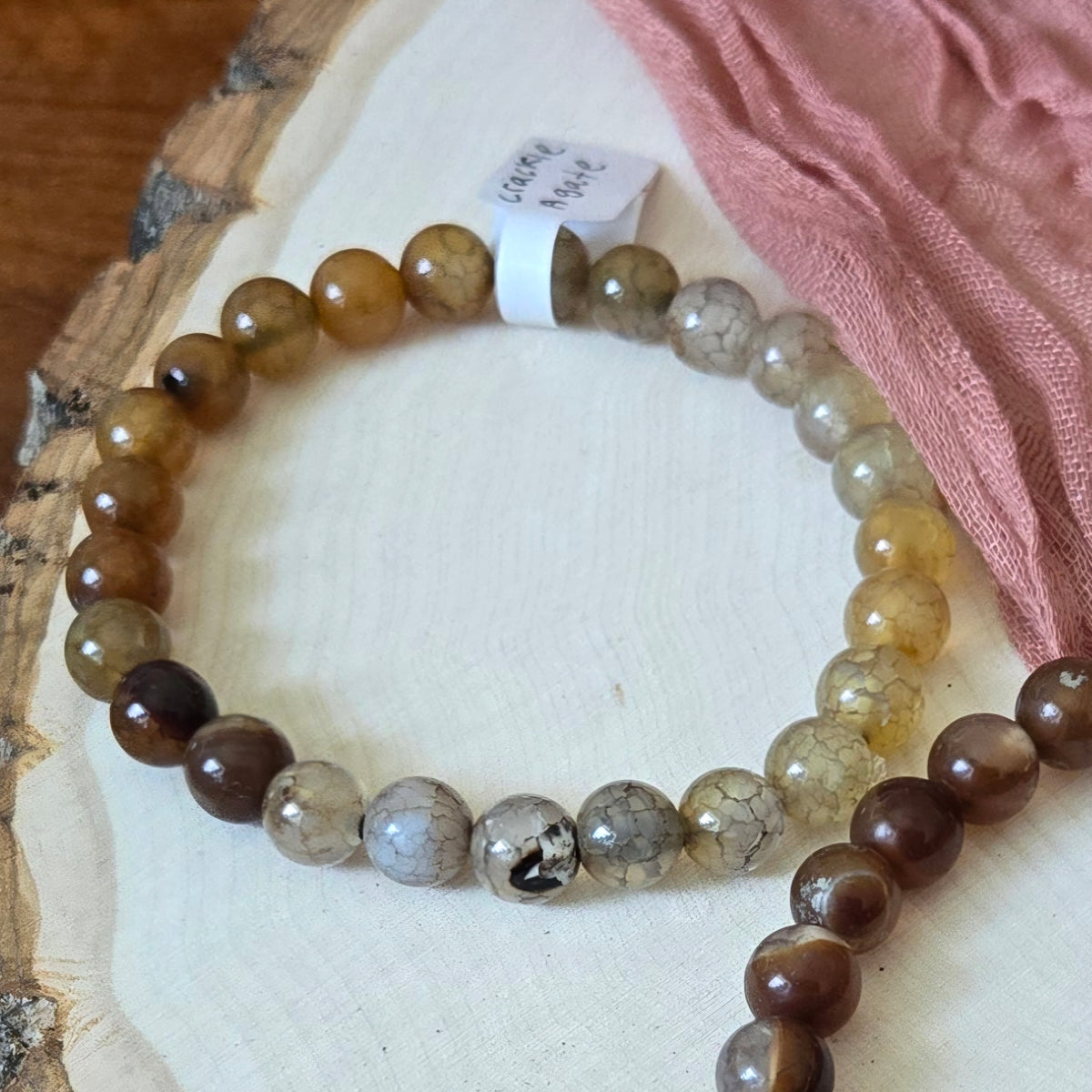 Fire Agate Bracelet