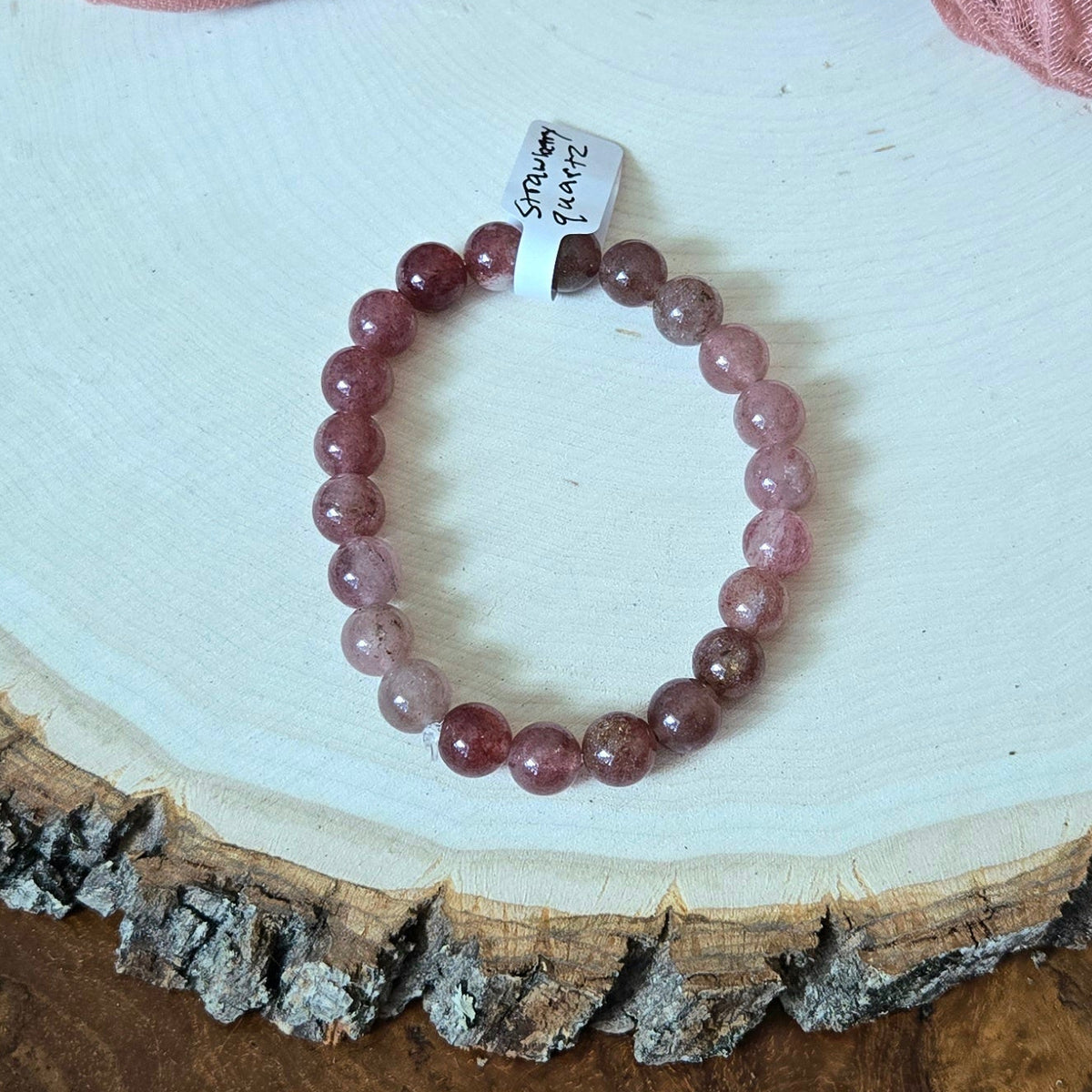 Strawberry Quartz Bracelet