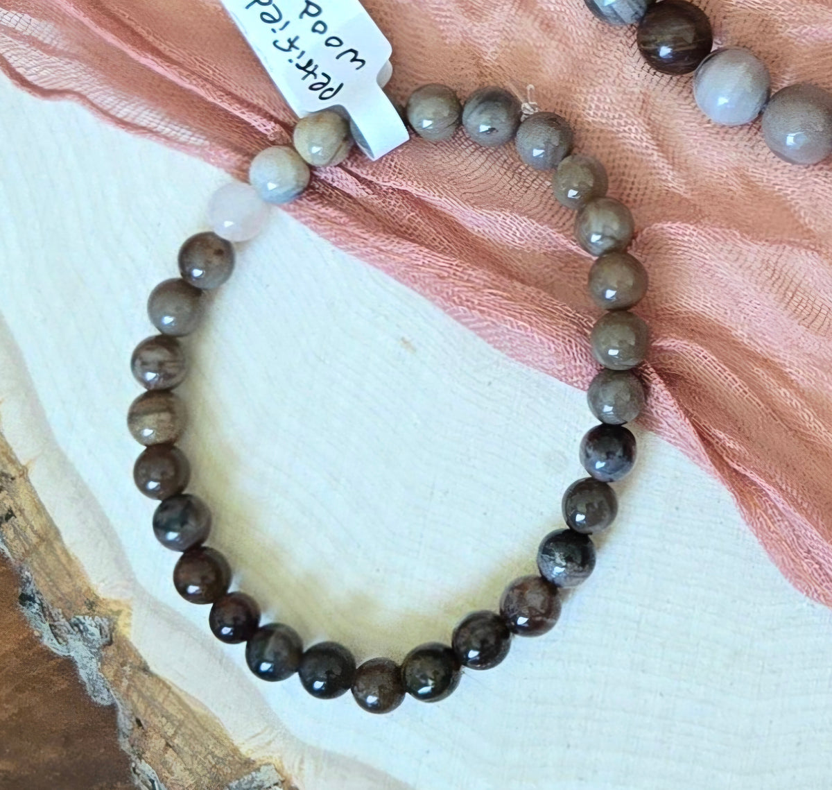 Petrified Wood Bracelet
